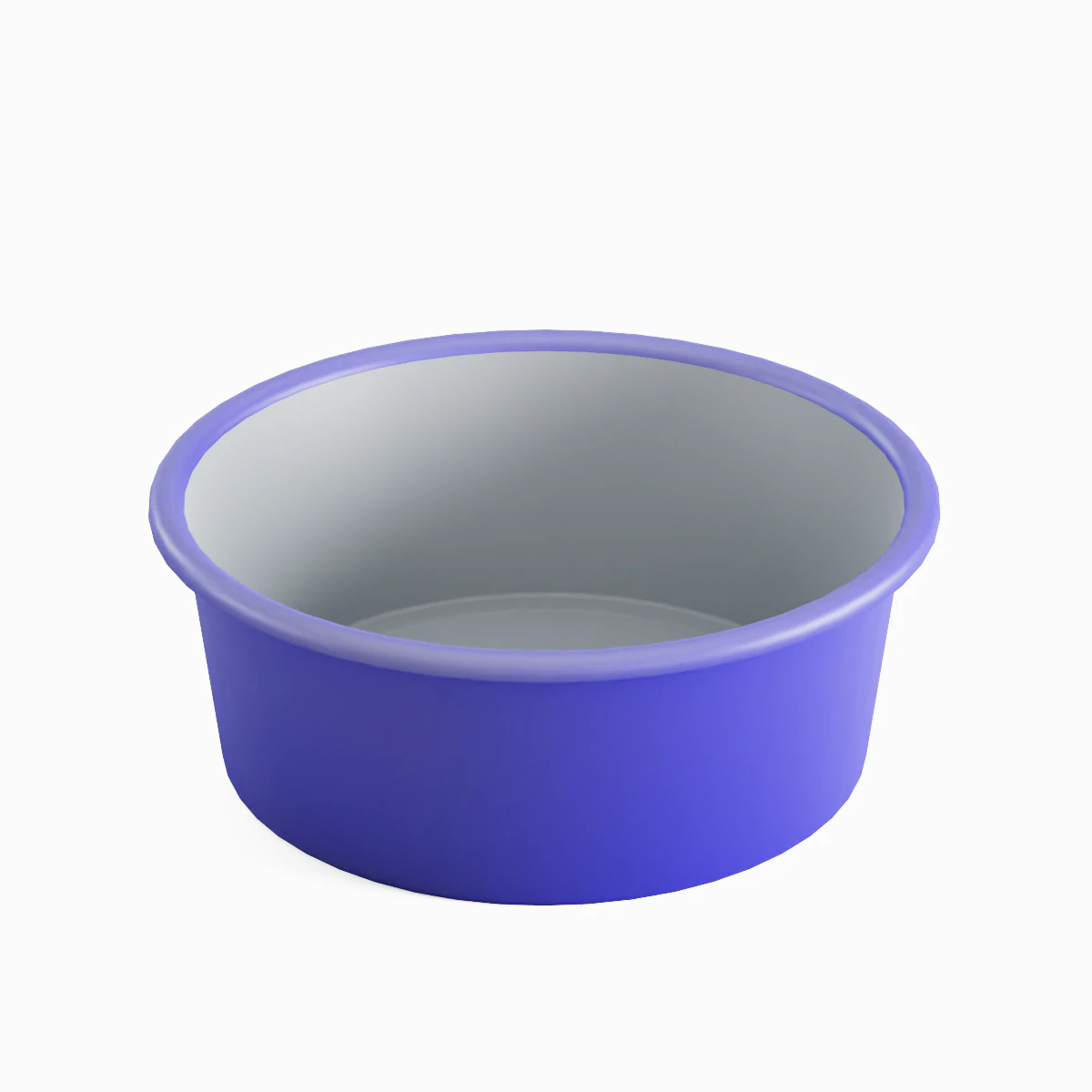 Simple Plastic Wash Basin 05 3D Model .c4d .max .obj .3ds .fbx .stl .blend 