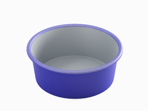 Simple Plastic Wash Basin 05 Modello 3D