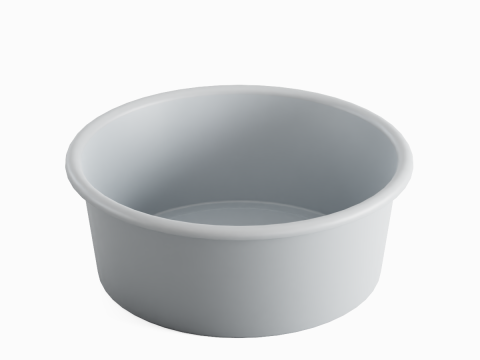 Simple Plastic Wash Basin 06 Modello 3D