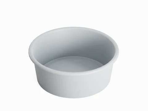 Simple Plastic Wash Basin 06 3D Model