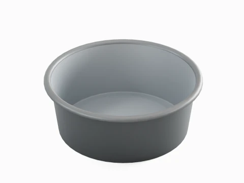 Simple Plastic Wash Basin 07 3D Model