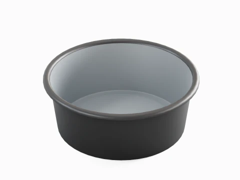 Simple Plastic Wash Basin 08 3D Model