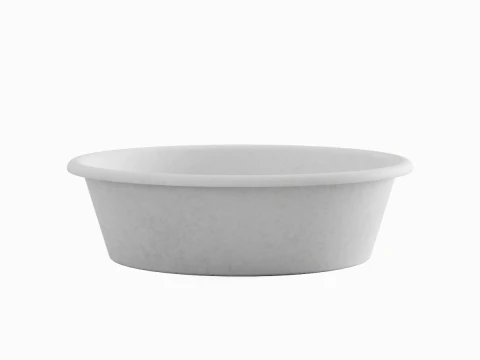 Simple Plastic Wash Basin B 01 3D Model
