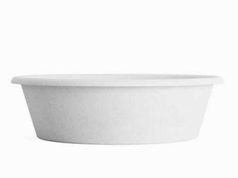 Simple Plastic Wash Basin B 01 3D Model