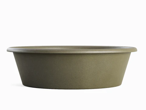 Simple Plastic Wash Basin B 02 3D Model