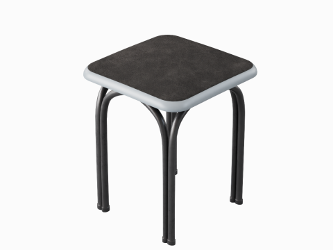 Steel Stool 01 3D-Modell