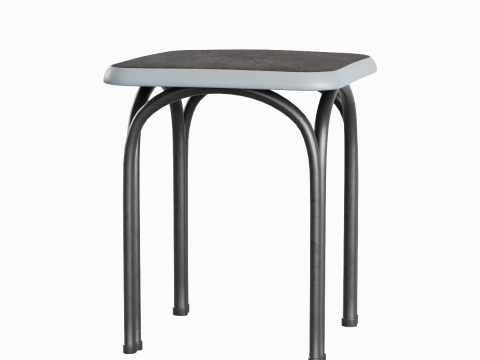 Steel Stool 01 Model 3D