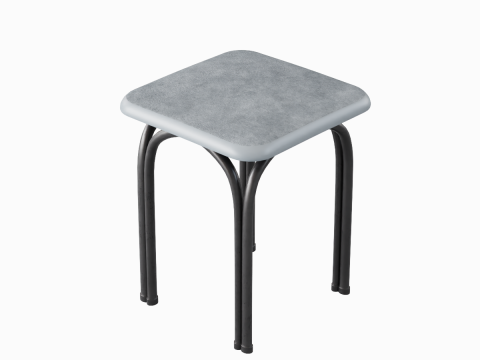 Steel Stool 02 3Dモデル