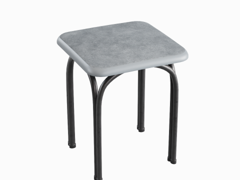 Steel Stool 02 3Dモデル