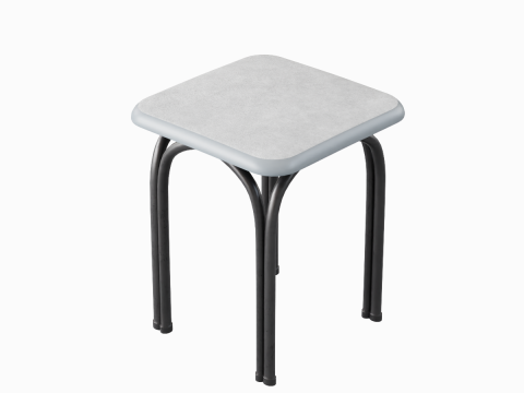 Steel Stool 03 3D-Modell
