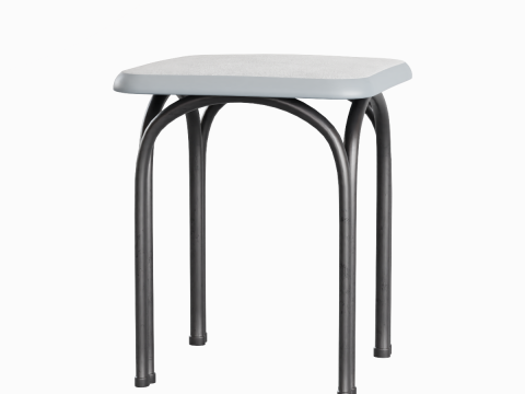 Steel Stool 03 Modello 3D