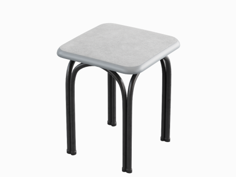 Steel Stool 03 Modello 3D