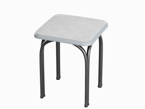 Steel Stool 03 Modello 3D