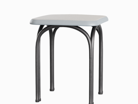 Steel Stool 05 Modello 3D