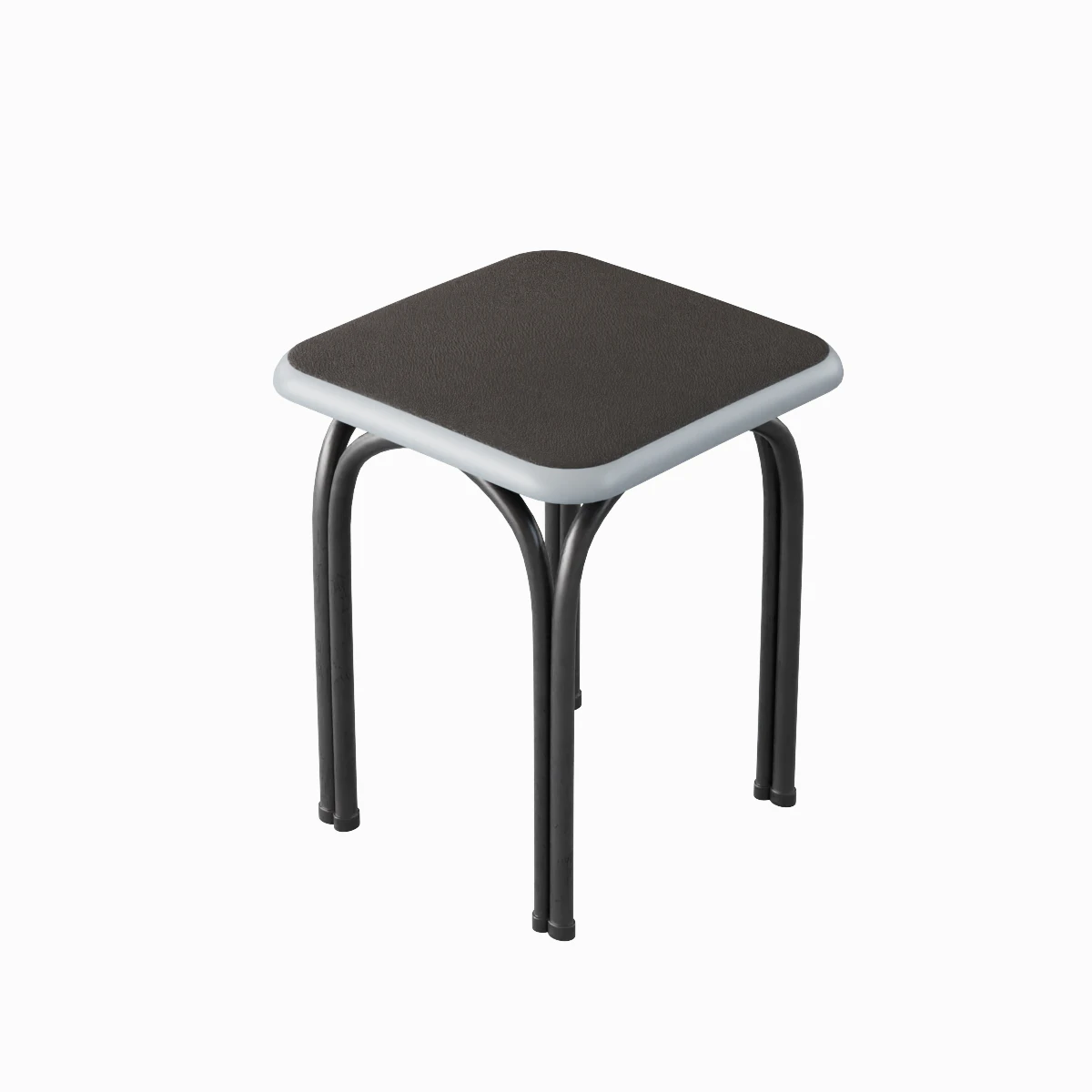 Steel Stool 06 3D Model .c4d .max .obj .3ds .fbx .stl .blend 