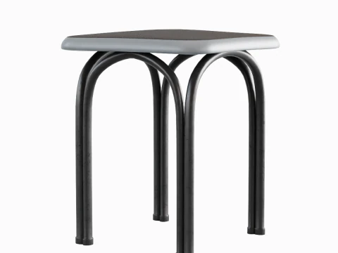 Steel Stool 06 3D Model