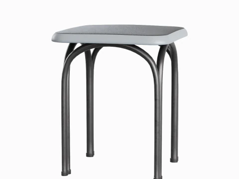 Steel Stool 06 3D Model