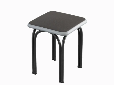 Steel Stool 06 3D Model
