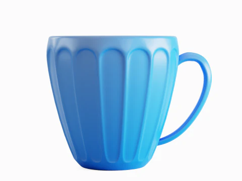 Tea Cup 01 3D Model