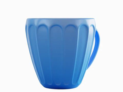 Tea Cup 01 3D Model