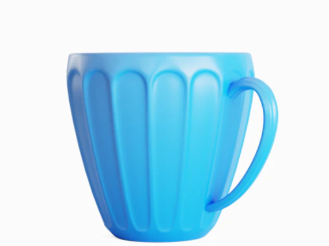 Tea Cup 01 3D Model