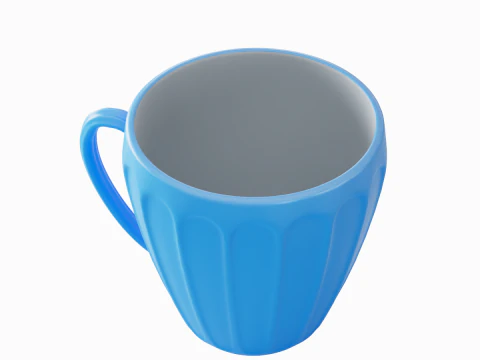 Tea Cup 01 3D Model