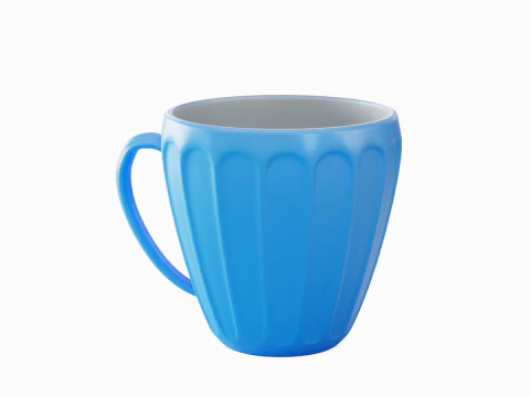 Tea Cup 01 3D Model