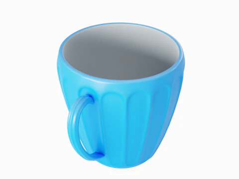 Tea Cup 01 3D Model