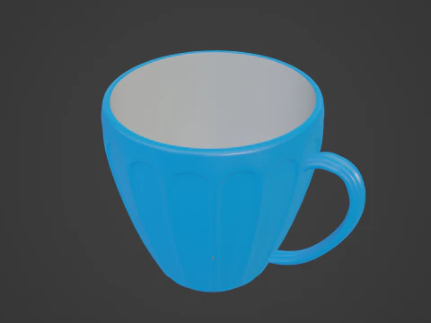 Tea Cup 01 3D Model