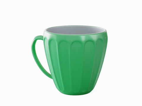 Tea Cup 02 3D Model
