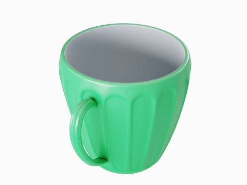 Tea Cup 02 3Dモデル