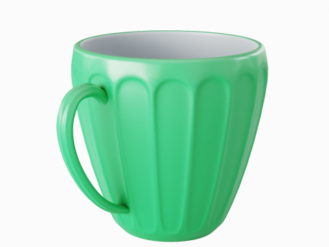 Tea Cup 02 3Dモデル