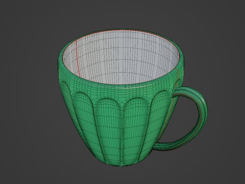 Tea Cup 02 3Dモデル