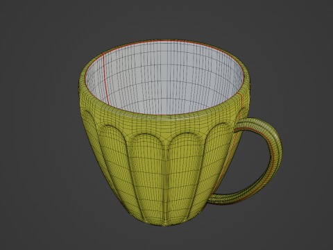 Tea Cup 03 3D Model
