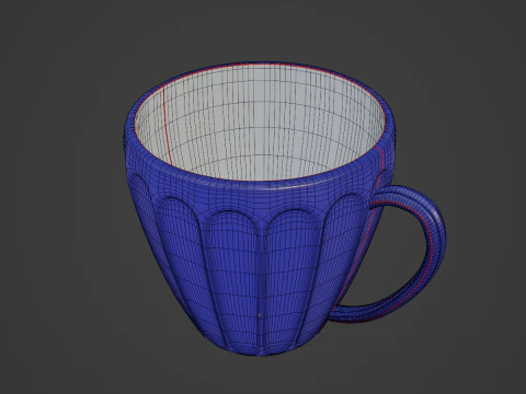 Tea Cup 05 3D Model