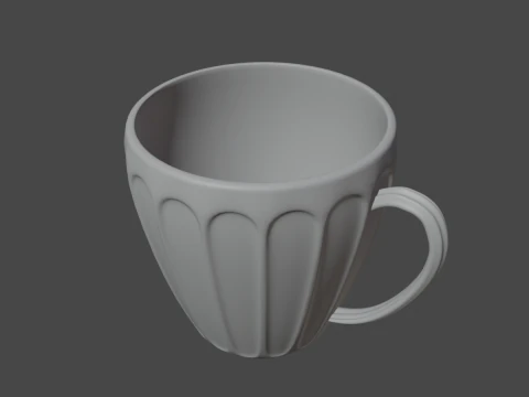 Tea Cup 05 3D Model