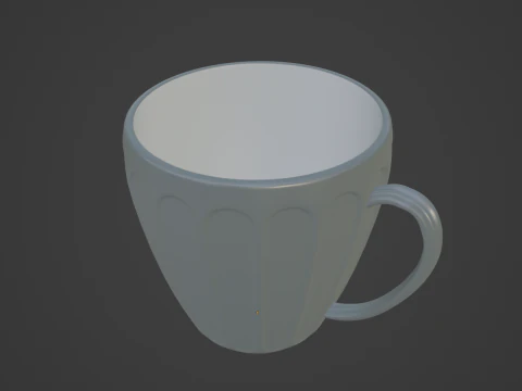 Tea Cup 07 3D Model