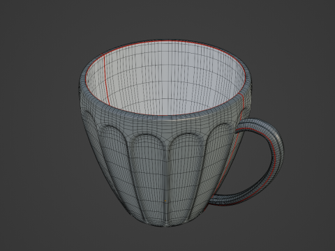 Tea Cup 07 3Dモデル