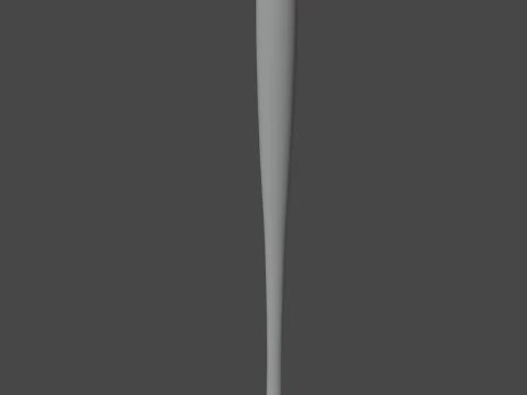 Baseball Bat B 01 3D Model