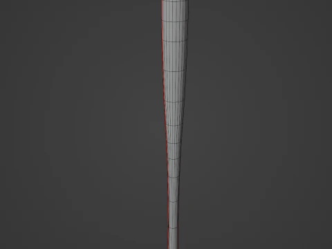 Baseball Bat B 01 3D Model