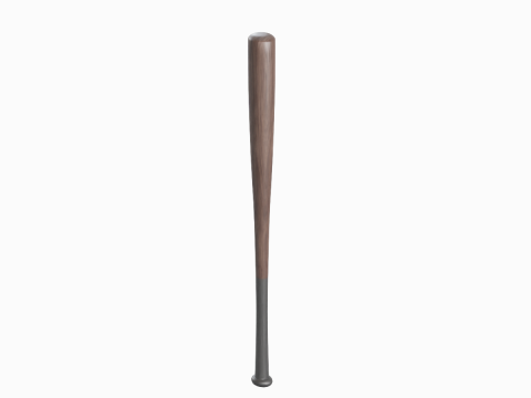 Baseball Bat B 02 3D Model
