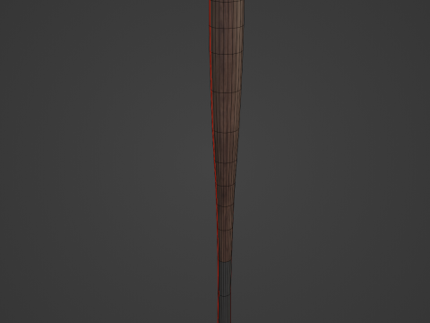 Baseball Bat B 02 3D Model