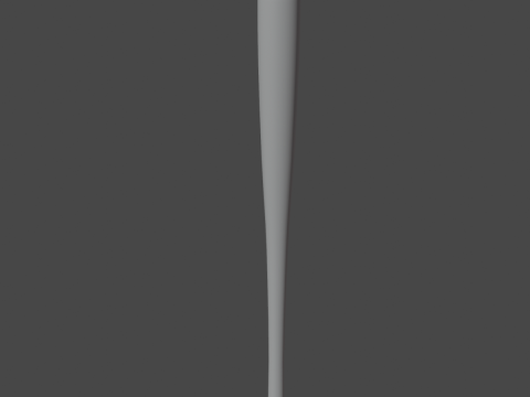 Baseball Bat B 02 3D Model
