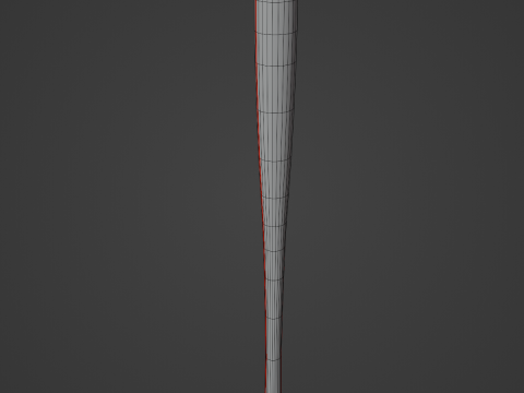 Baseball Bat B 02 3D Model