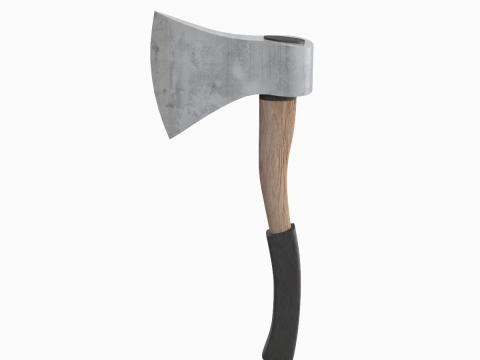 Camping Axe 01 3D मॉडल