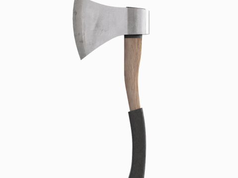 Camping Axe 01 Model 3D