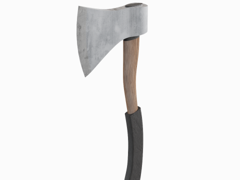 Camping Axe 01 Model 3D