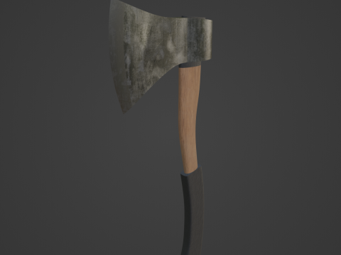 Camping Axe 01 Model 3D