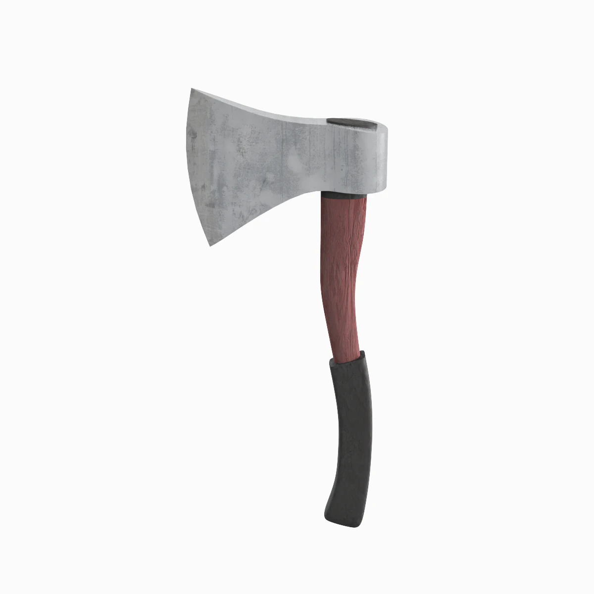 Camping Axe 02 3D Model .c4d .max .obj .3ds .fbx .stl .blend 