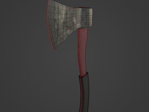 Camping Axe 02 Modelo 3D